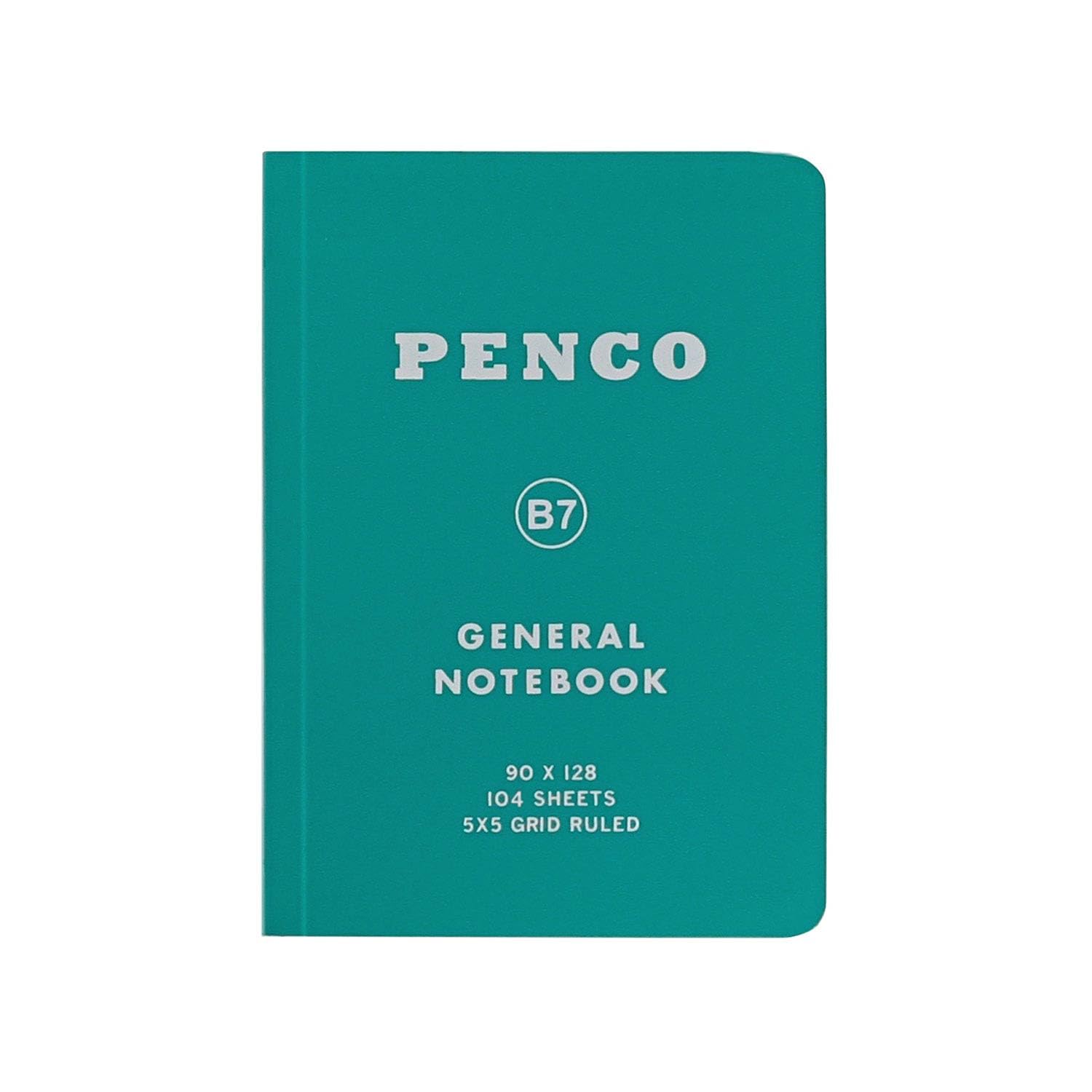 HIGHTIDE Soft PP Notebook B7 Green for Daily Use