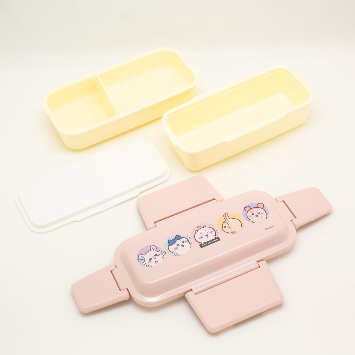OSK Bento Box Two-Tier Lunch Box 600ml with Dividers Made in Japan
