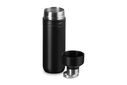 Le Creuset Bottle 1000ml Vacuum Insulated Matte Black for On-the-Go