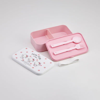 Skater Lunch Box with Cutlery 1000ml Hello Kitty Design