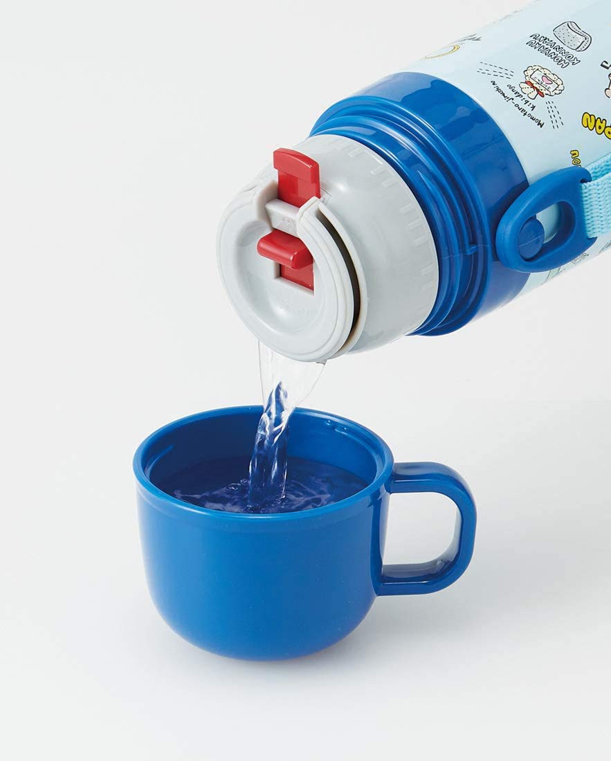 Skater Stainless Steel Water Bottle Replacement Cup Blue SKDC4 SKC4