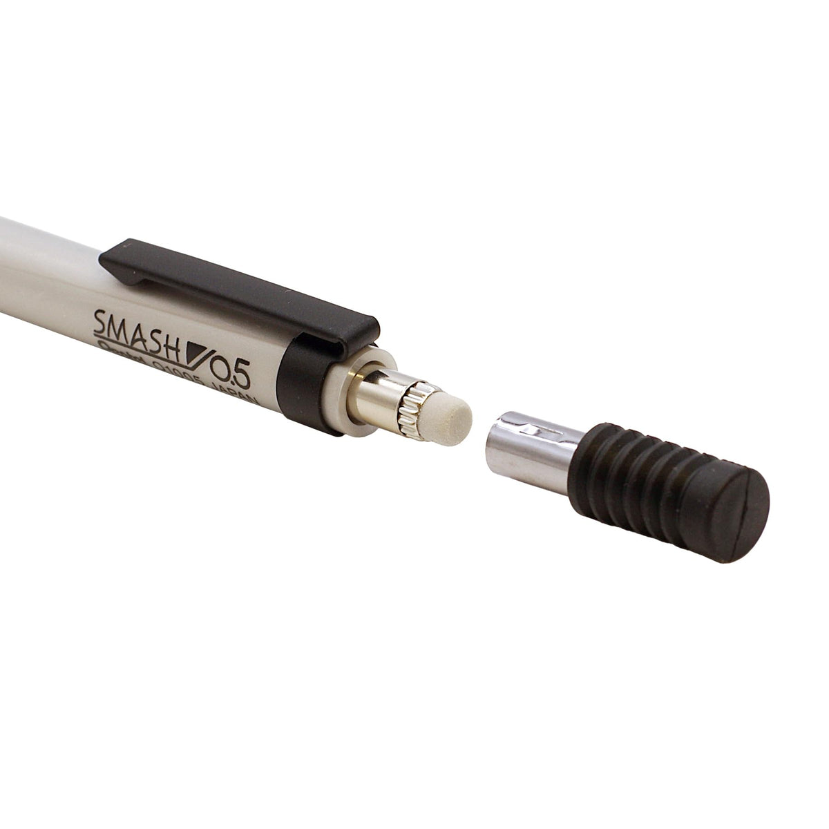 Pentel SMASH Limited Edition Japan Silver 0.5mm Mechanical Pencil