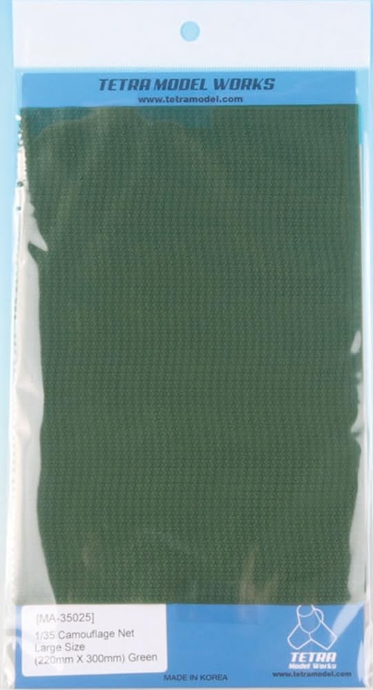 Tetra Model 1/35 MA Series Camouflage Net Green Large Scale Model Parts