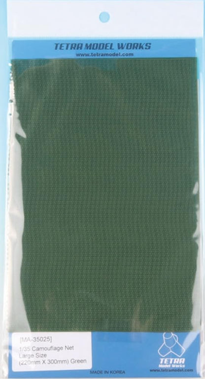 Tetra Model 1/35 MA Series Camouflage Net Green Large Scale Model Parts
