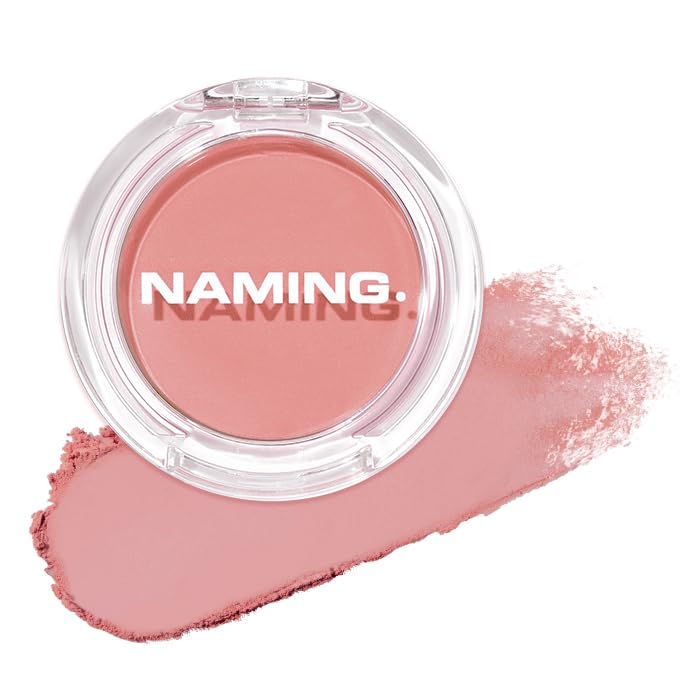 NAMING Fluffy Powder Blush 02 Halo for a Natural Flush