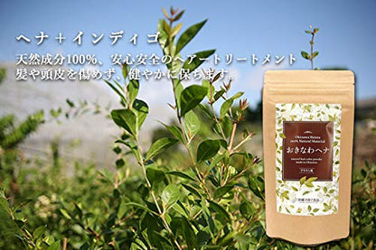 Okinawakosodateryouhin Brown Henna Hair Color 100g