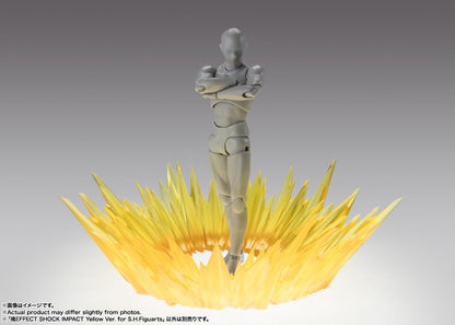 TAMASHII NATIONS SHOCK IMPACT Yellow Ver. Effect Parts for S.H. Figuarts 140mm