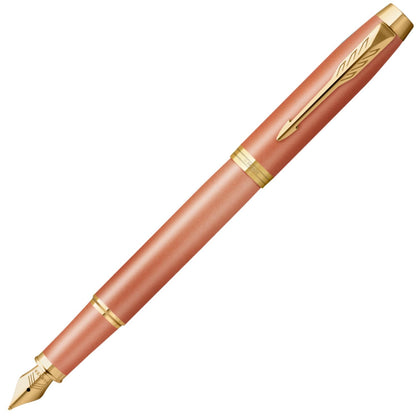 PARKER IM Fountain Pen Orange GT Fine Nib Gift Boxed