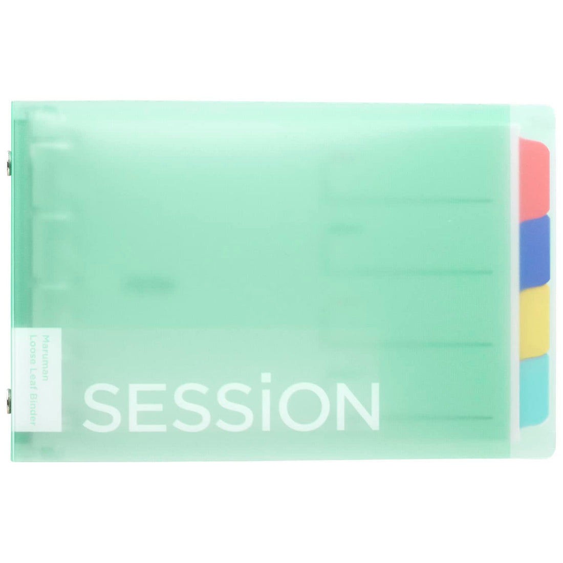 Maruman Loose Leaf Binder Mini Size 5 Hole Mint Green