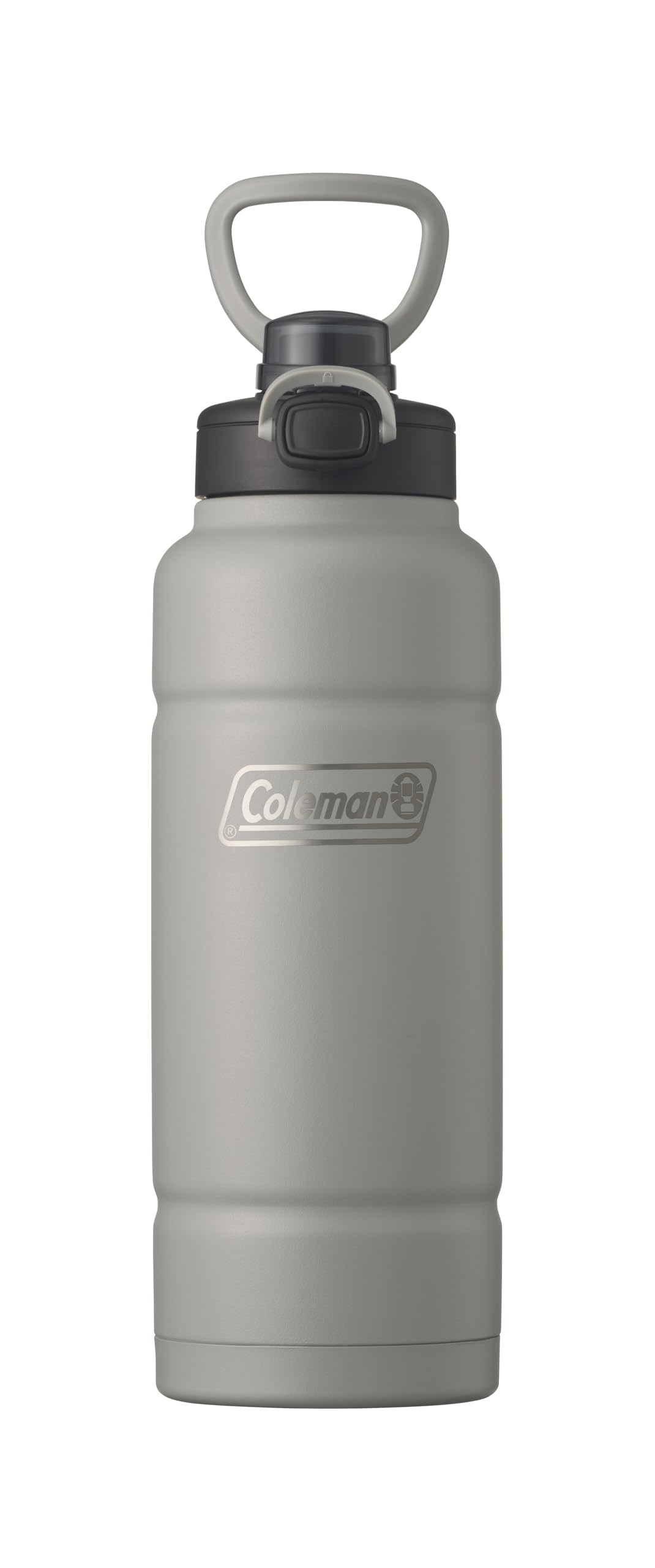 Coleman(コールマン) 真空断熱スポーツボトル/1.1L(グレー) 水筒 保冷 直飲み スポーツドリンク対応 ワンタッチオープン ハンドル付き セラミック加工