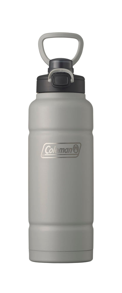 Coleman(コールマン) 真空断熱スポーツボトル/1.1L(グレー) 水筒 保冷 直飲み スポーツドリンク対応 ワンタッチオープン ハンドル付き セラミック加工