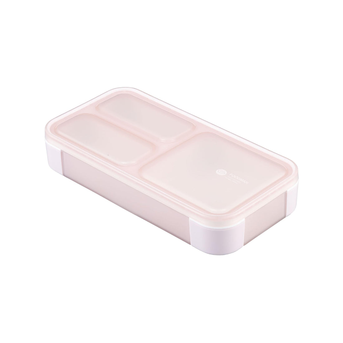 CB JAPAN Foodman boîte à lunch plate antibactérienne, rose clair, 400 ml