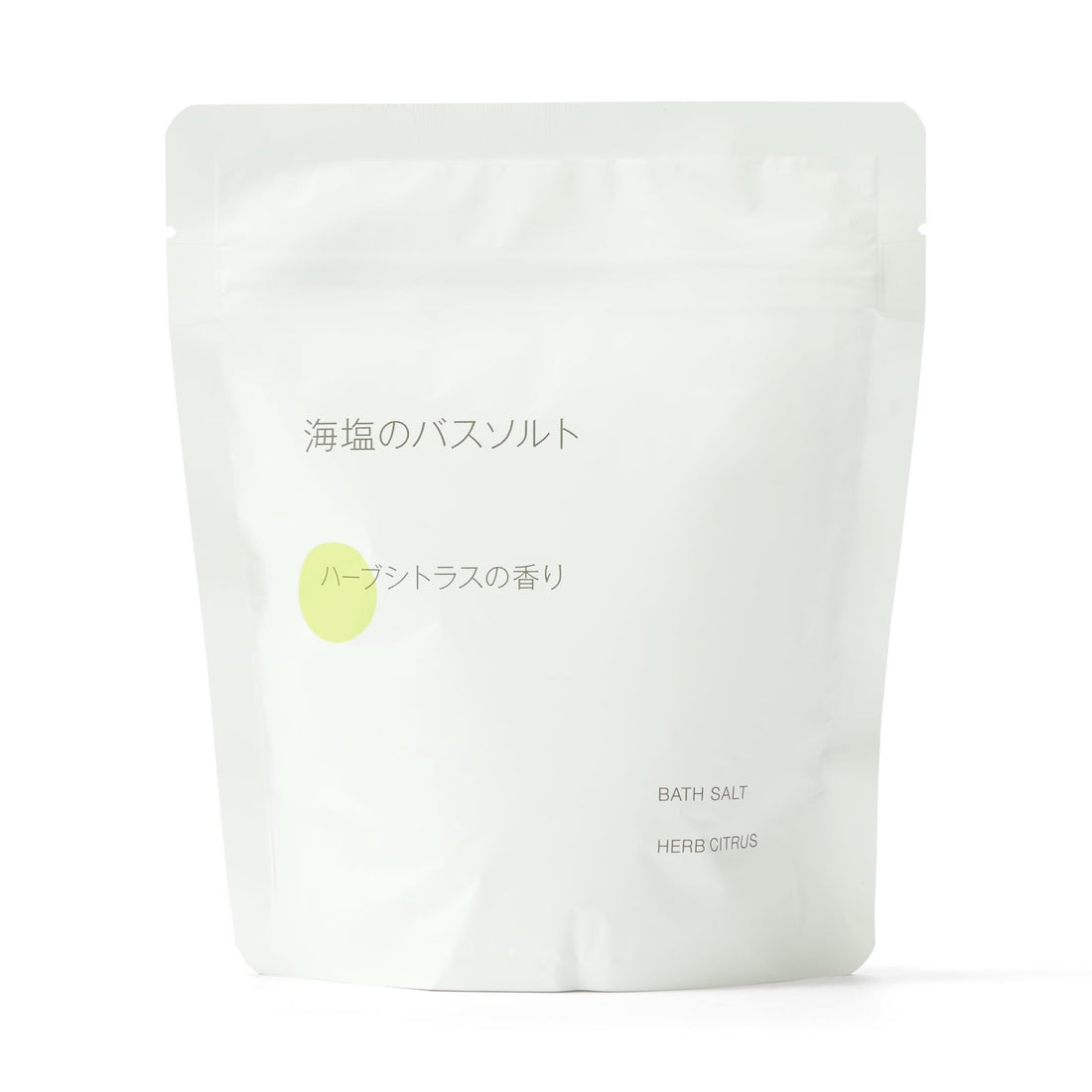 MUJI Sea Salt Bath Salt Herb Citrus Scent 360g with Spoon