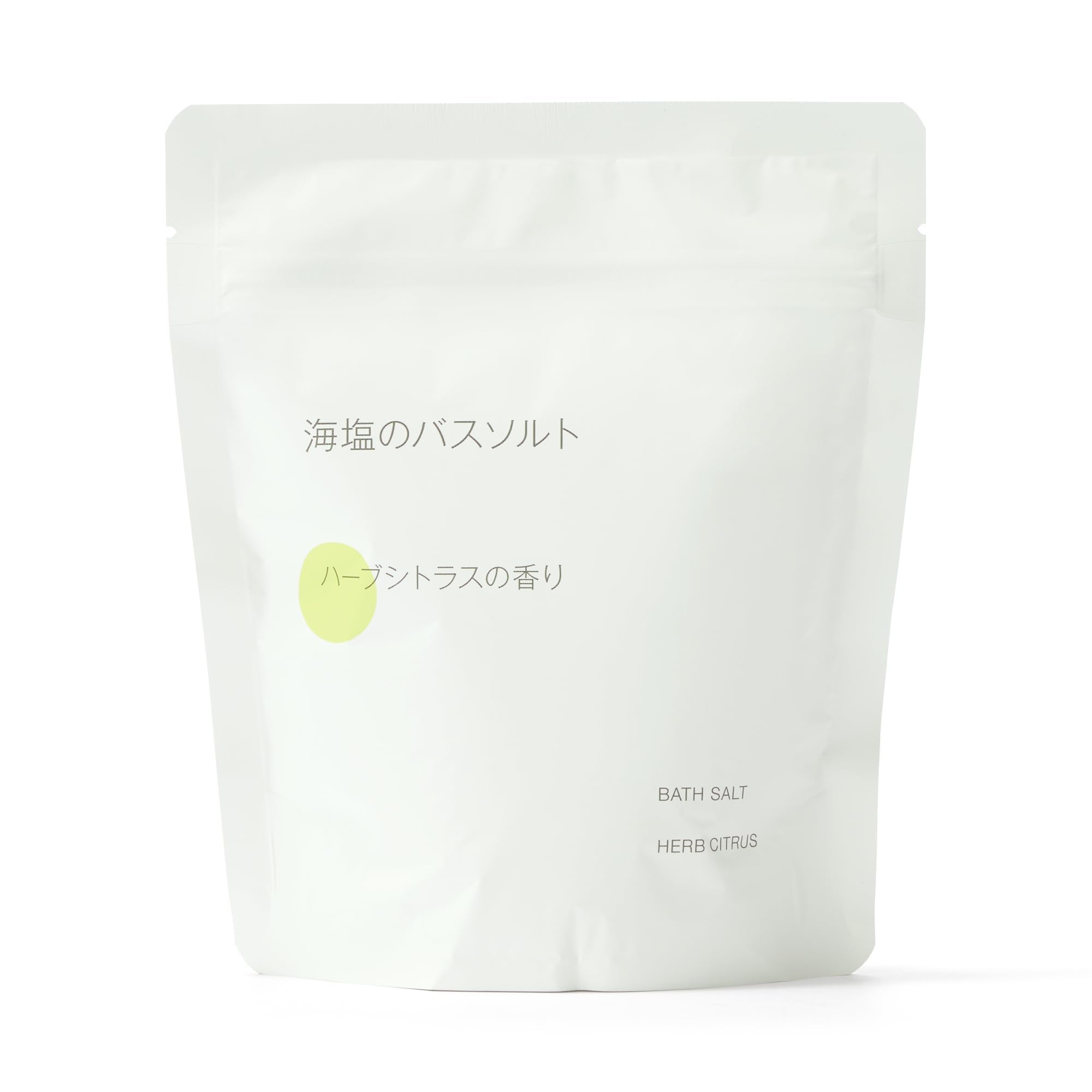 MUJI Sea Salt Bath Salt Herb Citrus Scent 360g with Spoon