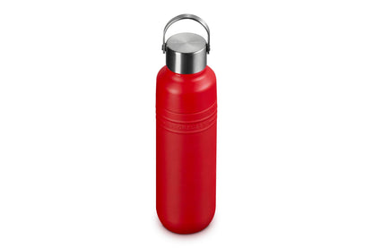 Le Creuset Insulated Bottle 500ml Cherry Red for On-the-Go Convenience