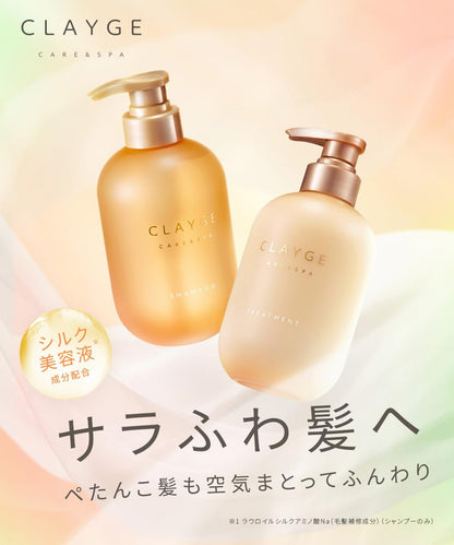 CLAYGE Feather Silky Shampoo 500ml with Pear and White Musk Scent