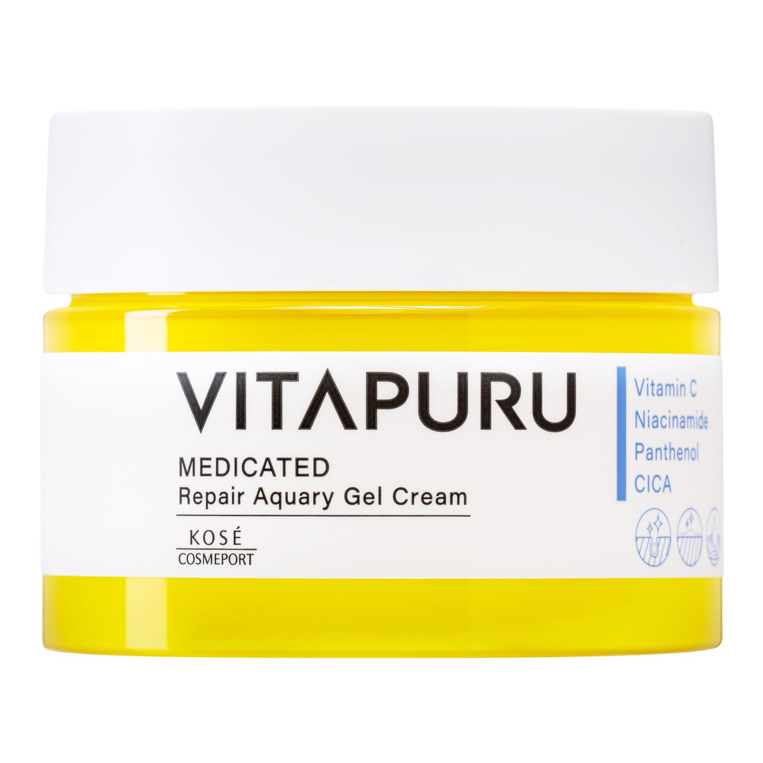 Kose Vitapuru Repair Gel Cream with Vitamin C 90g for Japanese Skincare