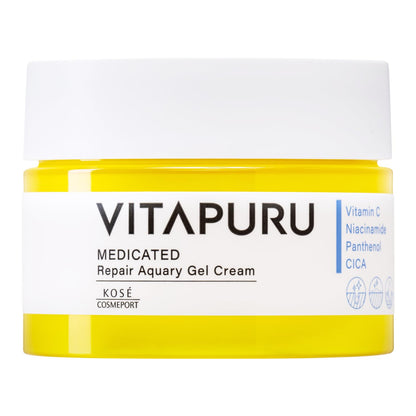 Kose Vitapuru Repair Gel Cream with Vitamin C 90g for Japanese Skincare
