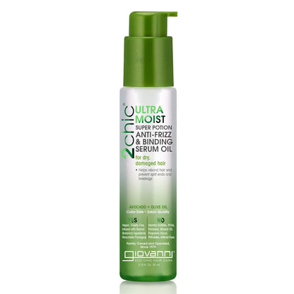 Giovanni 2chic Moist Hair Serum 81mL Leave-In Treatment for Dry Hair
