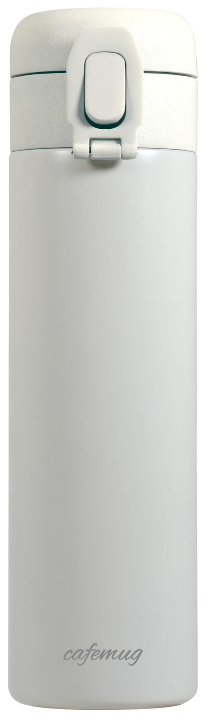 Paarukinzoku Seamless One-Touch 500ml Water Bottle Off-White