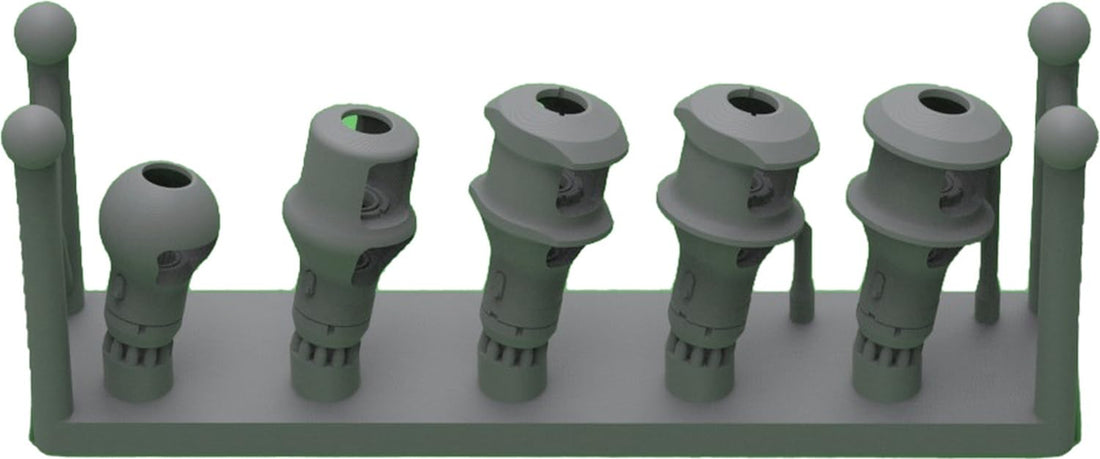 Master 1/72 Scale Model Muzzle Brake Set for WW2 German Guns
