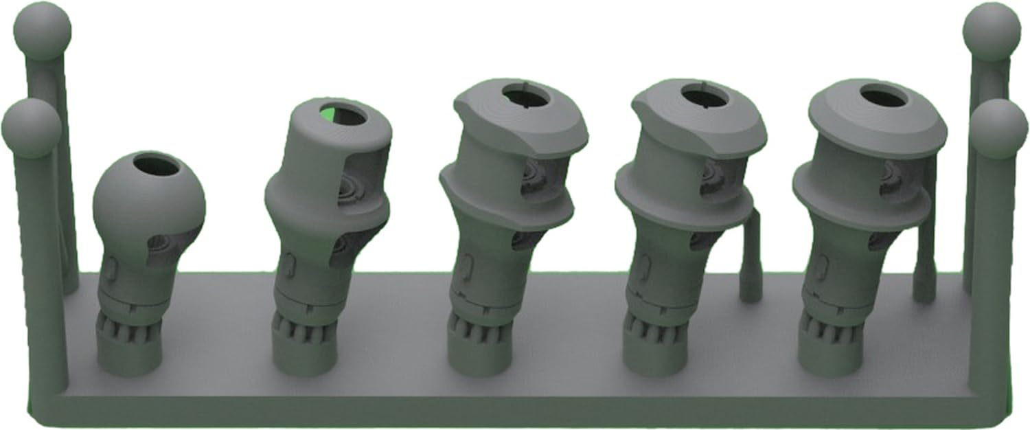 Master 1/72 Scale Model Muzzle Brake Set for WW2 German Guns