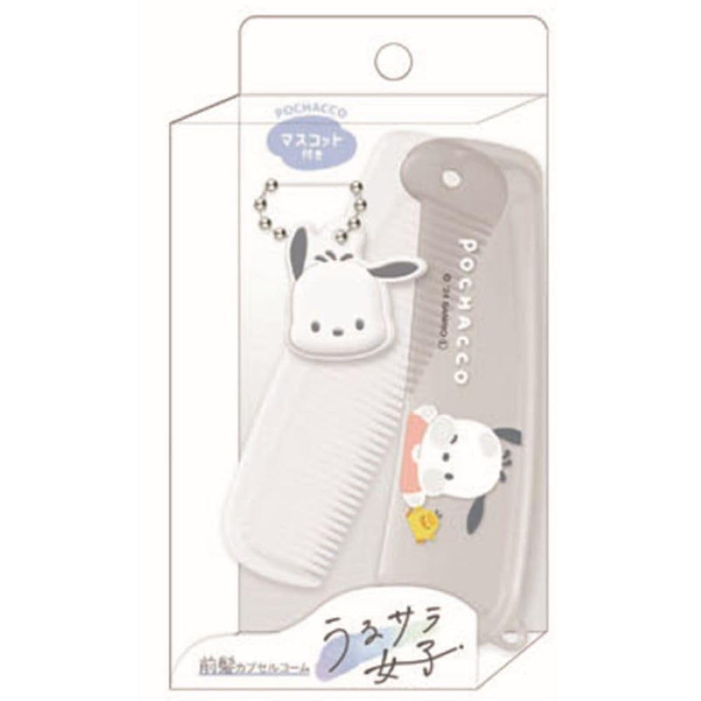 CRUX Sanrio Mascot Front Hair Capsule Comb with Pochacco