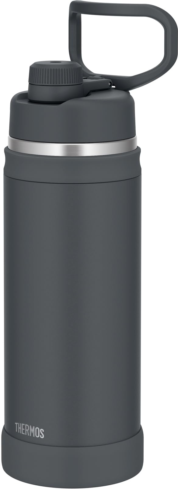 THERMOS Vacuum Insulated Sports Bottle with Carry Loop, Matte Black 2L (FJU-2001 MTBK)