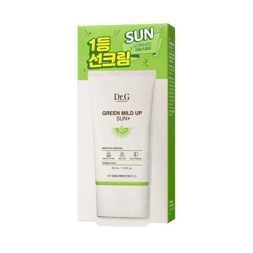 Dr.G Green Mild Sun Cream SPF 50+ 35mL for Japanese Skincare