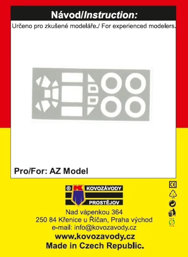KP Model 1/72 Bf109A/B/C/D Painting Mask Seal for AZ Models