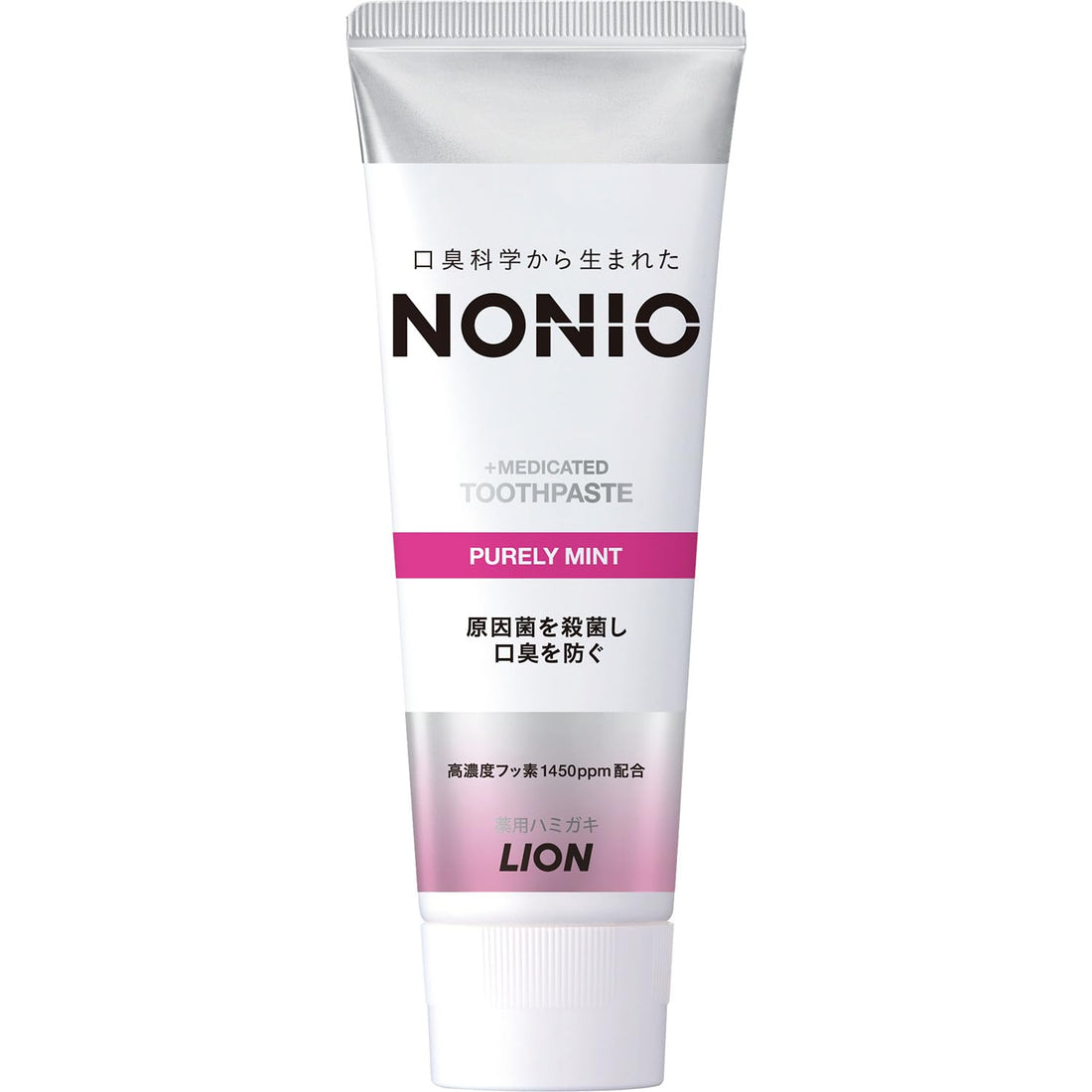 LION NONIO Purely Mint Toothpaste 130g for Fresh Breath