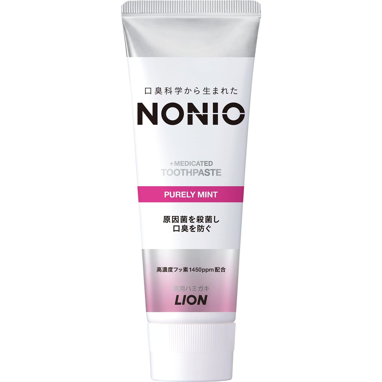 LION NONIO Purely Mint Toothpaste 130g for Fresh Breath