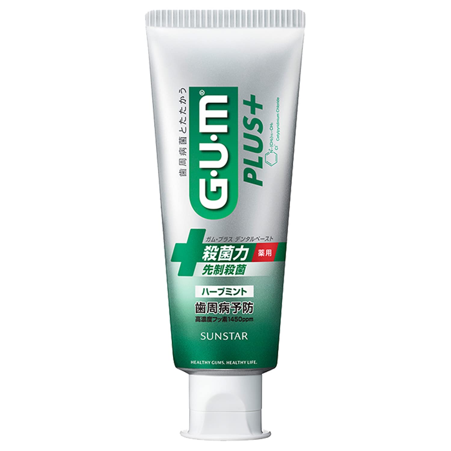 Sunstar GUM Plus Herbal Mint Dental Paste 120g