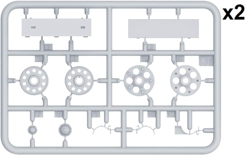 Miniart 1/35 T34/85 Sea Star Wheel Set Model Kit