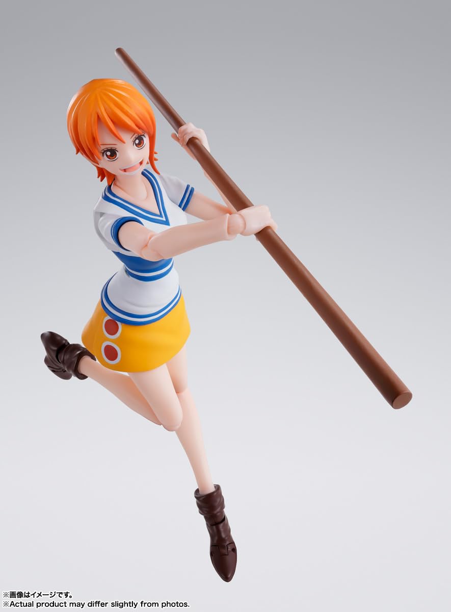 TAMASHII NATIONS S.H. Figuarts One Piece Nami Adventure Figure 140mm