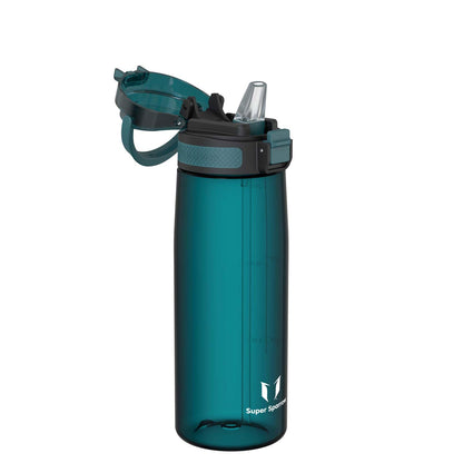 Super Sparrow Water Bottle 750ml BPA-Free with Straw