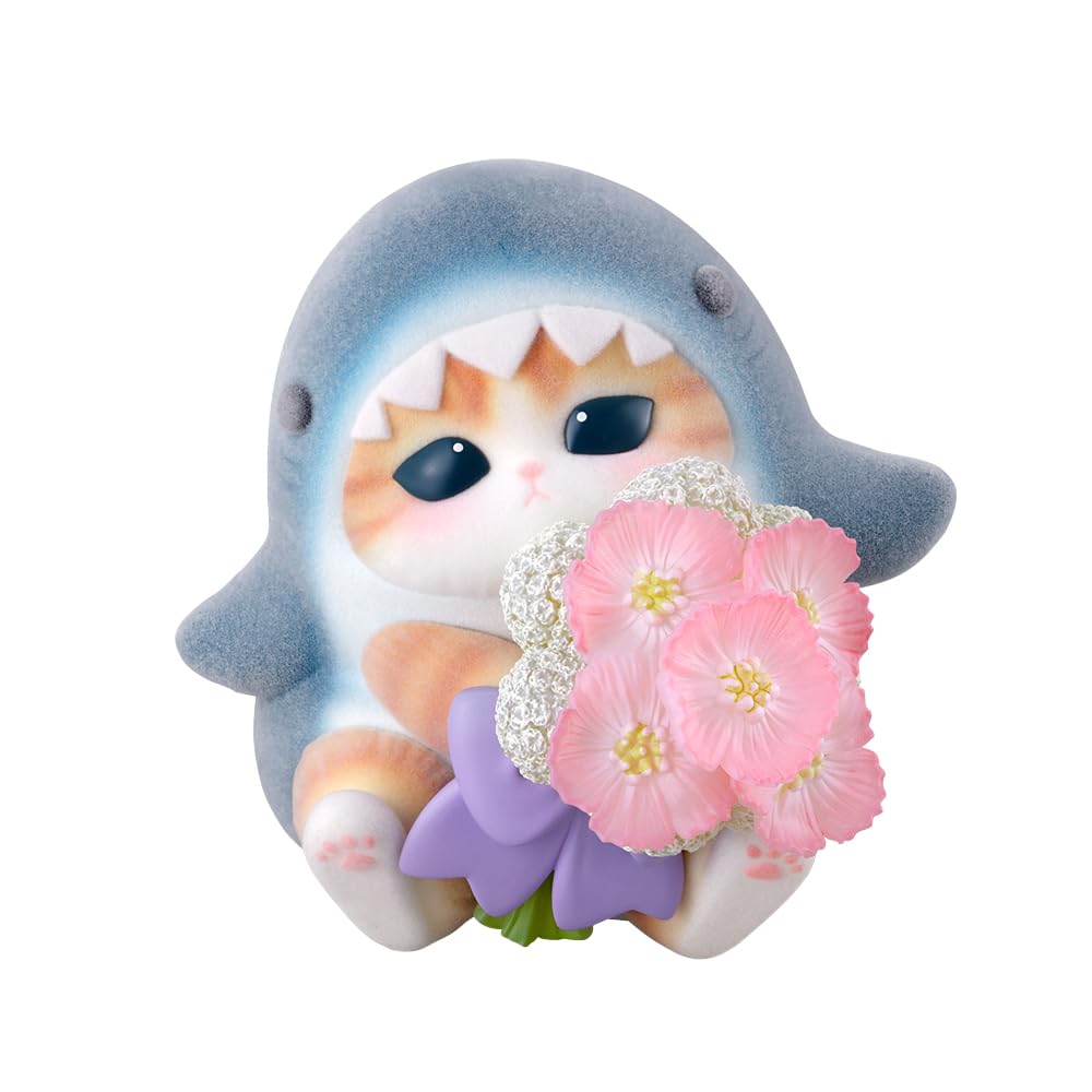 Rowtashii Noise mofamofy mofusand Shark Nyan Figure, Approx. 90mm