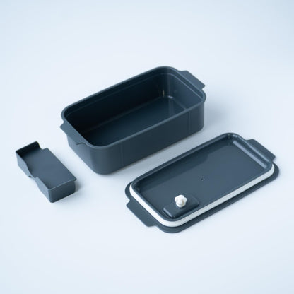 OSK Lunch Box 500ml Gray with Easy Seal for Meal Prep