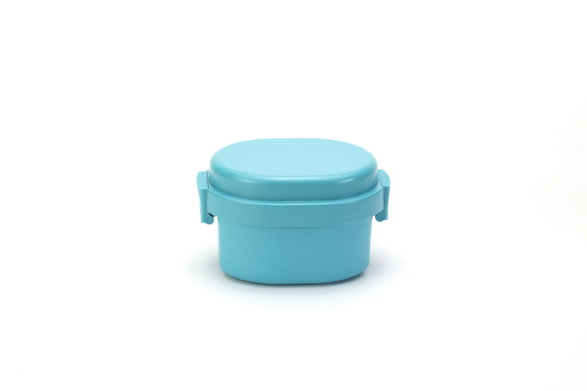 Miyoshi Seisakusho GEL-COOL Lunch Box with Built-in Ice Pack Dome S Macaron Blue