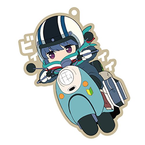 Groove Garage Yuru Camp Rin on Scooter Rubber Strap Collectible