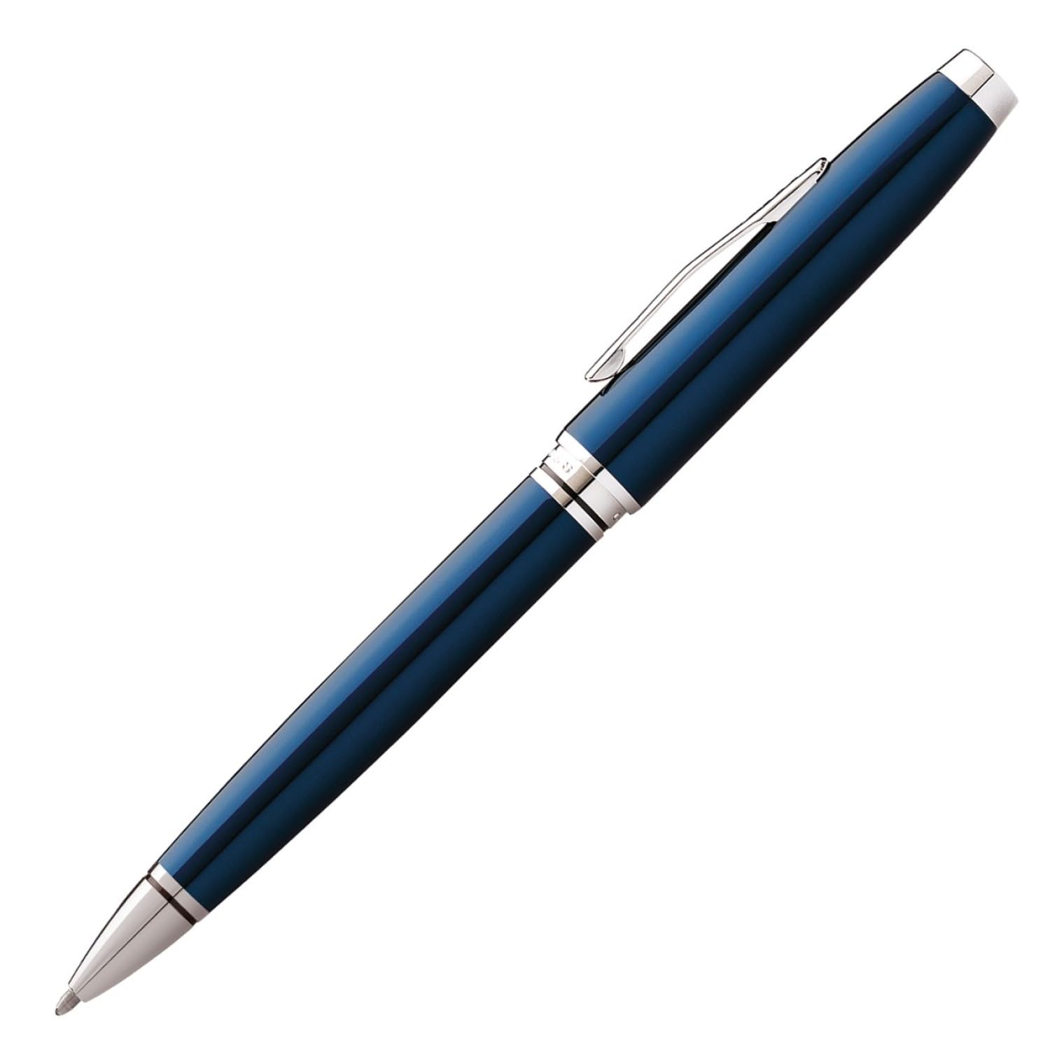Cross Coventry Ballpoint Pen Blue Lacquered Finish