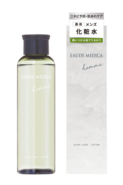 【医薬部外品】 EAUDE MEDICA ｈｏｍｍｅ オードメディカオム 薬用アクネケアローション 150mL (シトラスフローラルの香り) メンズ 化粧水/アフターケアローション 男性 ニキビ