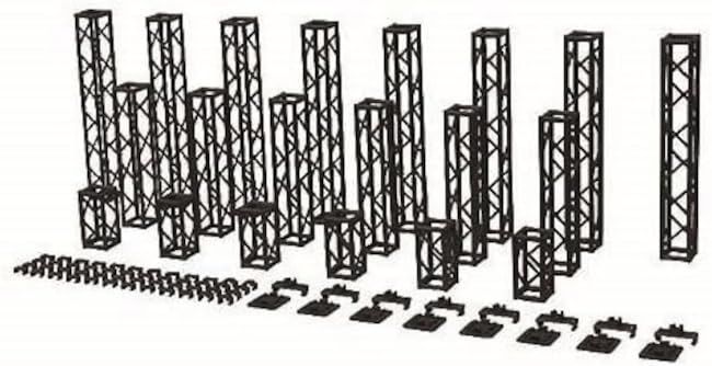 Hobby Base Premium Parts Collection Truss Set Black ABS Model Accessories