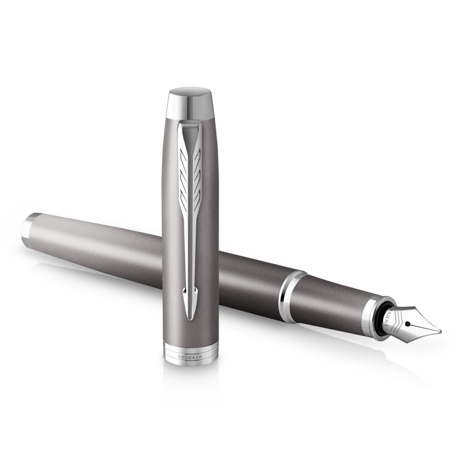 PARKER IM Writing Rituals Fountain Pen Gray CT Fine Point Gift Boxed