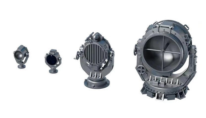 Bunker Studio 1/700 Japanese Navy Searchlight Signal Light Set