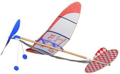 STUDIO Mid Light Plane A-Class Union Rubber Powered Model Aircraft LP-03