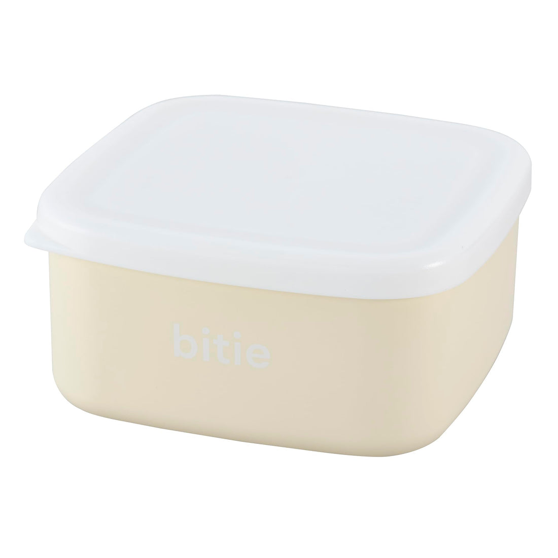 Mitani Lunch Box Food Container Antibacterial 350ml Ivory