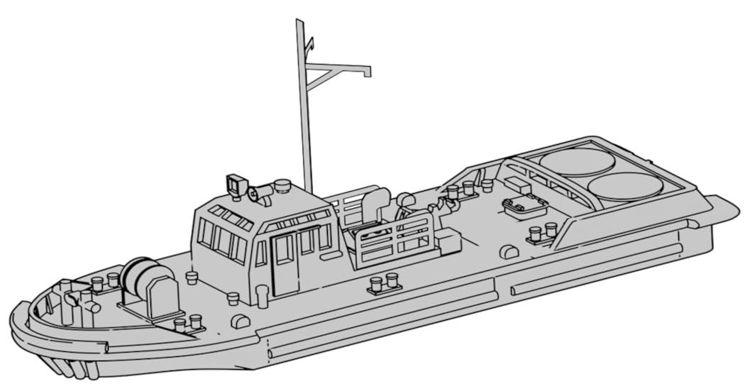 Modellium 1/700 Japan Maritime Self-Defense Force YT75 Tugboat Resin Kit