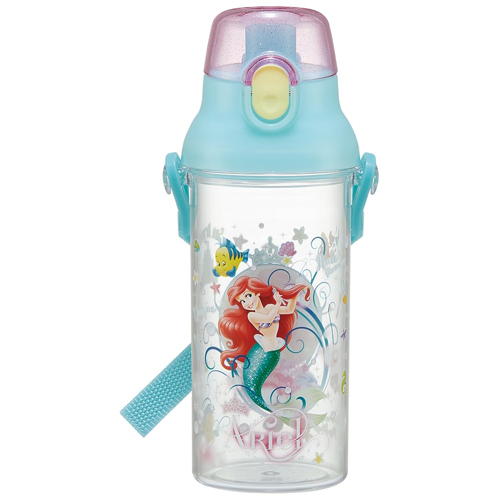 Skater Disney Ariel 480ml Water Bottle for Kids