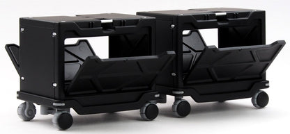 M.I.Molde HAKOBU Cart and Container 2 Pack Set Black Version 1/12 Scale Model